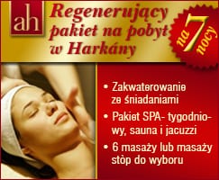 Regenerujący pakiet  na pobyt w Harkány – na  7 nocy