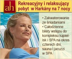 Rekreacyjny i relaksujący pobyt  w Harkány –  na 7 nocy