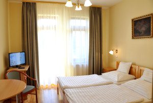 Kétágyas szoba Ametiszt hotel Harkány